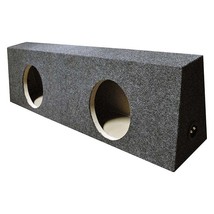 Qpower 2-hole 10&quot; Sealed Behind Seat Truck Heavy Duty 1&quot; MDF - $2,544.87 MXN