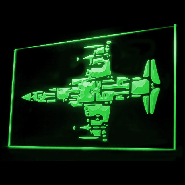 220053B Air Force Aircraft Navy Combat Military Attack Exhibit LED ...