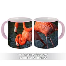 Flamingo : Gift Mug Bird Tropical 2 Cute Bright Nature Animal Florida - £12.70 GBP