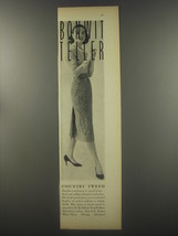 1956 Bonwit Teller Fashion Advertisement - Robert Powell Johns - Country Tweed - £14.73 GBP