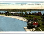Birds Eye VIew Lake Ontario Sodus Bay New York NY WB Postcard W15 - $3.91