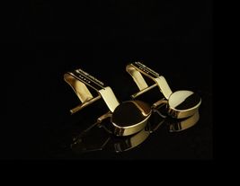 James Michael Gold Plated Cigar Ashtray Rests -New-Made in France image 3