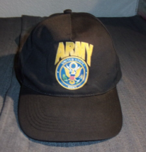 NEW UNITED STATES ARMY BLACK GOLD CAP HAT ADJUSTABLE SIZE - $15.29