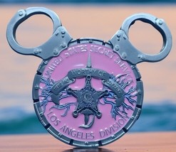 Disneyland Mickey Ears Pink Disney Challenge Coin U.S. Secret Service Office - £13.33 GBP