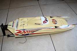 ABC Hobby Volan Catamaran Model RC boat for Repair or parts only as is r... - £99.91 GBP
