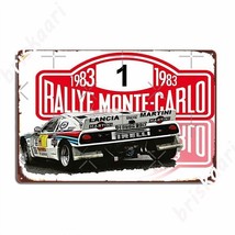 Lancia 037 Martini Rally metal wall poster decor Tin Sign man cave - £22.58 GBP+