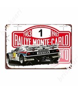 Lancia 037 Martini Rally metal wall poster decor Tin Sign man cave - $527.97 MXN+