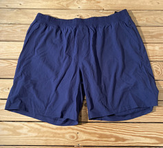 rhone NWT Men’s hidden zipper stash pocket shorts size 2XL navy A12 - $52.57