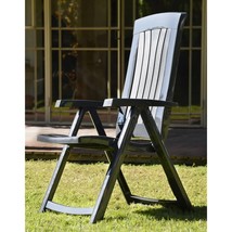 Keter Reclining Garden Chairs Corsica 2 pcs Grey - £87.36 GBP