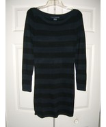French Connection Classic Stripe Sweater Dress 6 Blue Black Bambi Marissa - £23.24 GBP