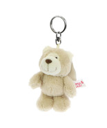 NICI Bear Beige Stuffed Animal Plush Beanbag Key Chain 4 inches 10 cm - £9.19 GBP