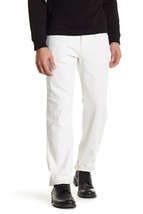 J BRAND Mens Trousers Kane Relaxed Tinted Stylish Soft Natural Ivory Size 32W - £70.15 GBP