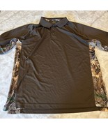 Red Head Shirt Men&#39;s XL Brown Camo Sides Short Sleeve Polo Collared Pull... - $313.26 MXN