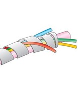 sw-1 alpha wire clear 1/8 inch  polyethylene spiral wrap tubing  reel  5... - $111.36 CAD