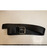 Banana Republic Women’s Belt 33” Black Italian  Leather SZ XS Made In Italy - $13.85