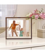 Handmade Wooden Brown Picture Frame Floating Double Glass Frames Display... - £9.82 GBP