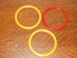Vintage 3 Bakelite/Catalin tested Spacer Bracelet - $44.55