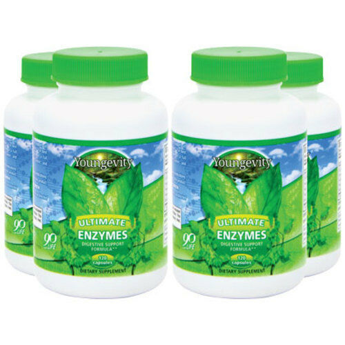 Primary image for Youngevity Ultimate Enzymes - 120 capsules (4 pack) Dr. Wallach