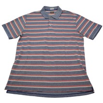 Foundry Shirt Mens 2XL Blue Red Striped Polo Supply Co Golf Big Tall - £15.81 GBP