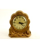 Gold Tone Cowboy Clock, United, Non-Working, Parts/Repair Only, Vintage ... - $53.71 CAD