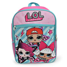 LOL Surprise! Superstar Pink Bag Kids Girls Character Doll School Backpack 16&quot; - £15.18 GBP