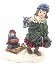 Boyds Yesterday&#39;s Child Home Again Series Courtney w/Phoebe Over The Riv... - $11.99