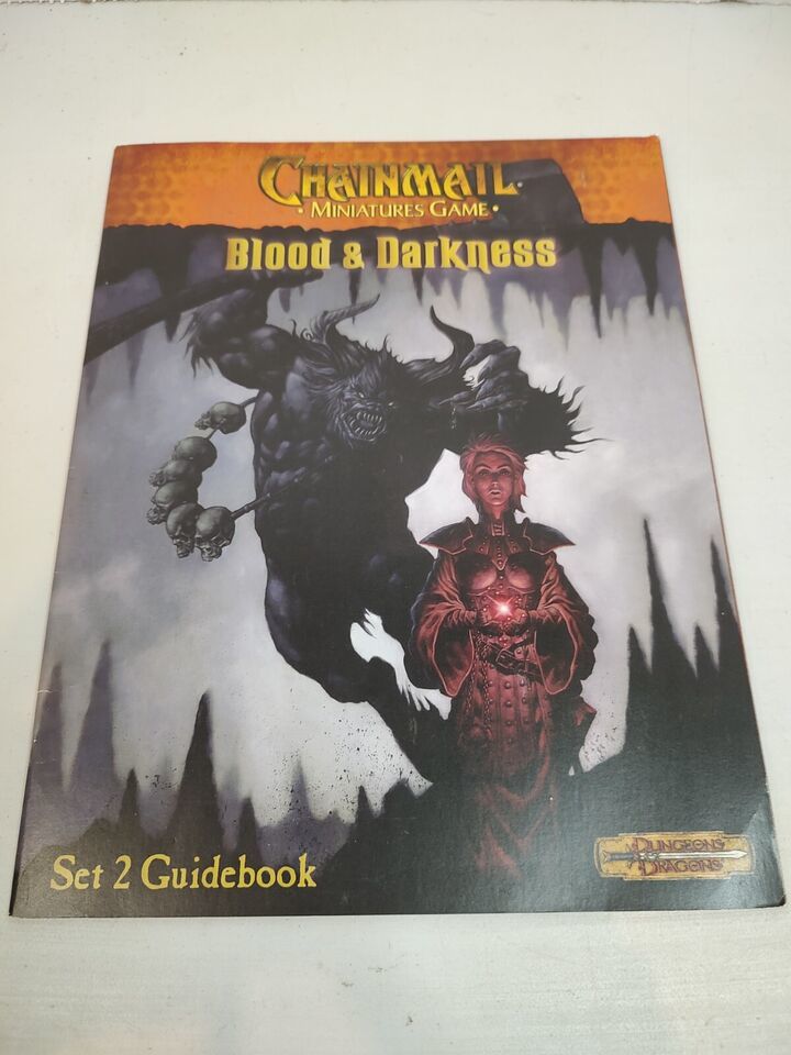 D&D Chainmail Miniature War Game Blood & Darkness Guidebook Set 2 - £9.09 GBP