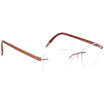 Silhouette Eyeglasses 5379 40 6055 Titan Blush Rimless Frame Austria 53[... - £140.21 GBP