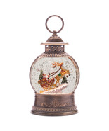 LED Santa in Sleigh Snow Globe 9&quot;H - $106.27 CAD