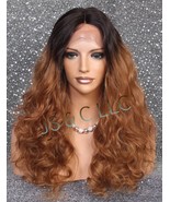 100% Brazilian Remy HUMAN HAIR Wig Long Curly Wavy Lace F... - $7,595.55 MXN