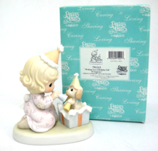 Precious Moments Wishing You a Birthday Full of Surprises Figurine w Box 795313 - £14.89 GBP