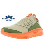 PUMA Men&#39;s Tsugi Jun ANR Tan/Olive/Orange 367701 01 SHOES  Mens Sneakers... - £67.13 GBP