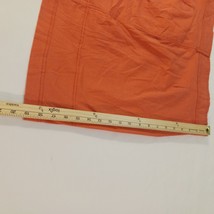 Lee Mid-Rise Fit Women's Orange Skirt Fake Pockets Size 16 Medium image 8