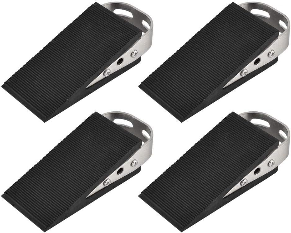 304 Stainless Steel Security Door Stops With A Heavy Duty Rubber Wedge B... - $31.93