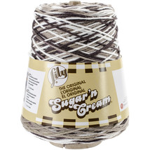 Lily Sugar&#39;n Cream Yarn - Cones-Chocolate Ombre - £19.91 GBP