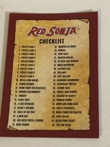 Red Sonja Trading Card #72 Checklist - £1.54 GBP