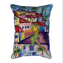 Betsy Drake Fun City I Large Indoor Outdoor Pillow 16x20 - £37.38 GBP