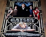 The Great Gatsby Movie Poster Vintage 2013 Double Sided May 10 In 3D DiC... - $64.99