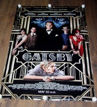 The Great Gatsby Movie Poster Vintage 2013 Double Sided May 10 In 3D DiCaprio - £50.89 GBP