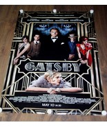 The Great Gatsby Movie Poster Vintage 2013 Double Sided May 10 In 3D DiC... - $1,235.25 MXN
