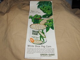 partial page advertisement for Green Giant White Shoe Peg Corn  - £7.97 GBP