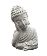 Thinking Buddha GA104 Outdoor Indoor Statue Cement 6.5&quot; H - $414.68 MXN