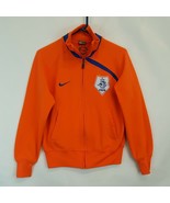 Nike Netherlands KNVB National Team VTG Soccer Track Jacket Mens Small O... - $37.95