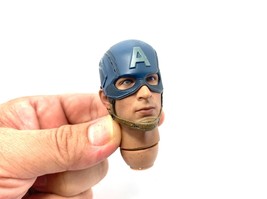 1/6 Scale Hot Toys MMS242 Marvel Captain America Action Toys Figure Helmet Head - £39.95 GBP