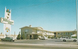 Postcard Route 66 East Winslow Travel Lodge Arizona Motel - £5.21 GBP
