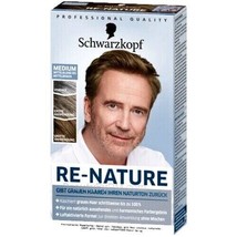 Schwarzkopf RE-NATURE re-pigmentation Cream For Hair Brown /MEDIUM-FREE Shipping - £18.88 GBP