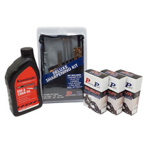 Proven Part 3- 14&quot; Full Chisel Chain 3/8LP .043G 50Dl, 1 Qt Chain Oil, F... - $49.99