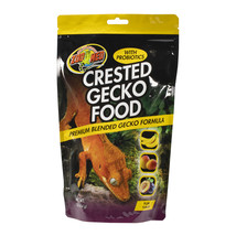 Zoo Med Crested Gecko Food with Probiotics Premium Blended Gecko Formula Plum Fl - £36.23 GBP