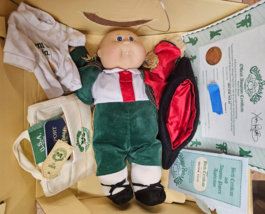 Cabbage Patch Kids World Traveler Spain Figure Doll Coleco 1985 Bald Male - £86.72 GBP