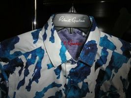 Robert Graham Chambers  Colorful Short Sleeve - Men's Classic Fit Medium Size image 6